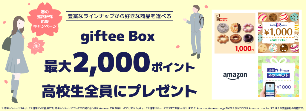 giftee Box 2,000�|�C���g�S���v���[���g�S���Ƀv���[���g�I